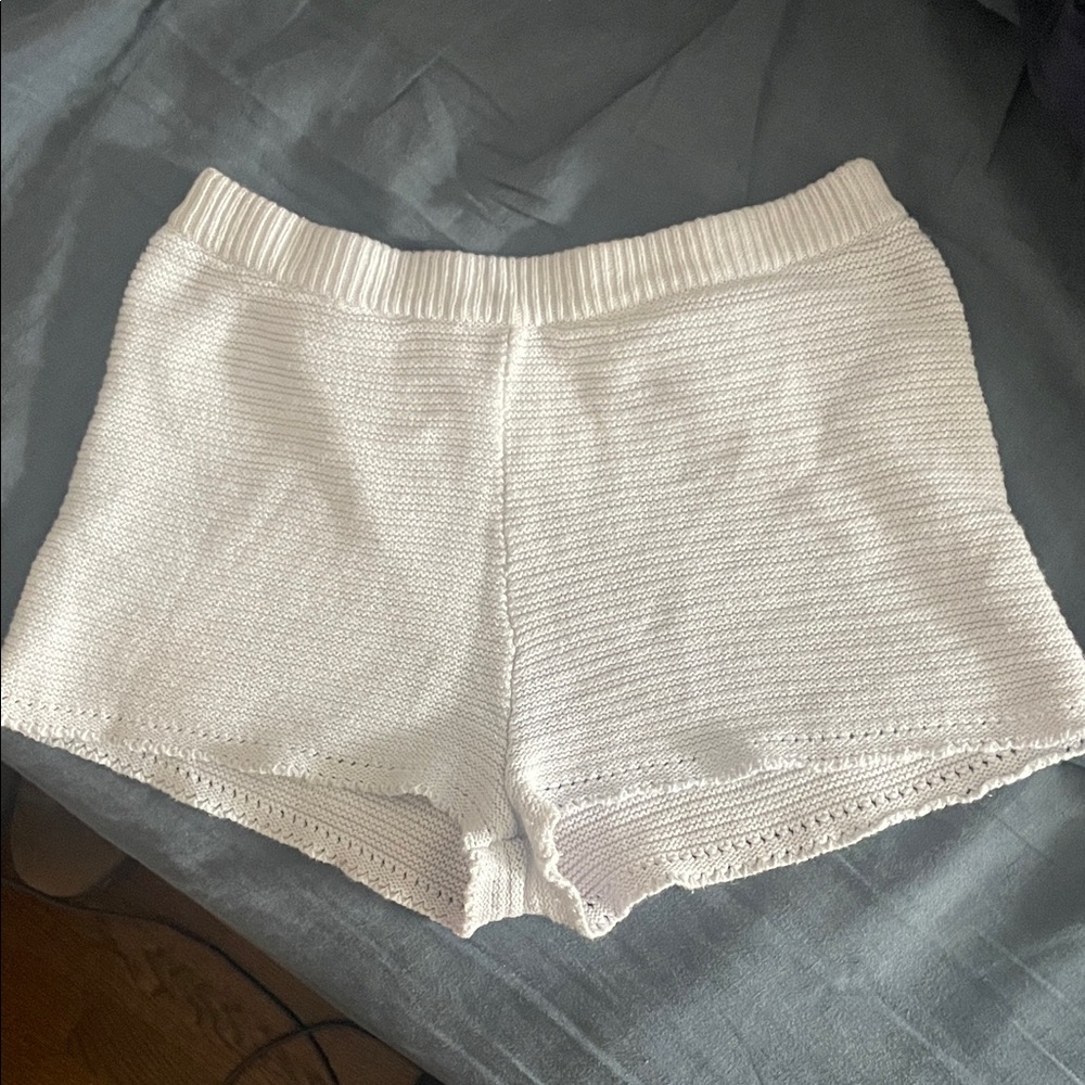 Cat & Jack Girls/Teens High Waist Cream Shorts